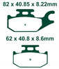Klocki Hamulcowe EBC SFA413