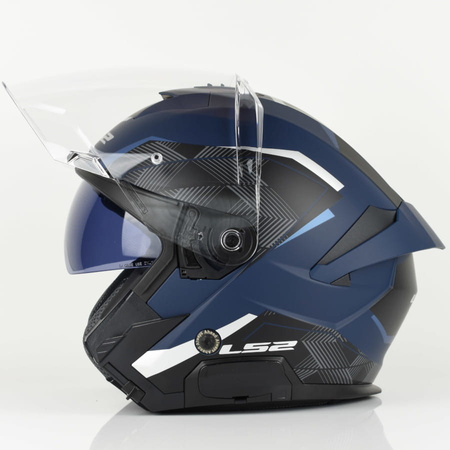 Kask Motocyklowy Otwarty LS2 OF618 VERSO II SOLID AIR NAVY BLUE