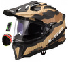 Kask Motocyklowy Enduro LS2 MX701 EXPLORER TRICK CARBON BLACK SAND