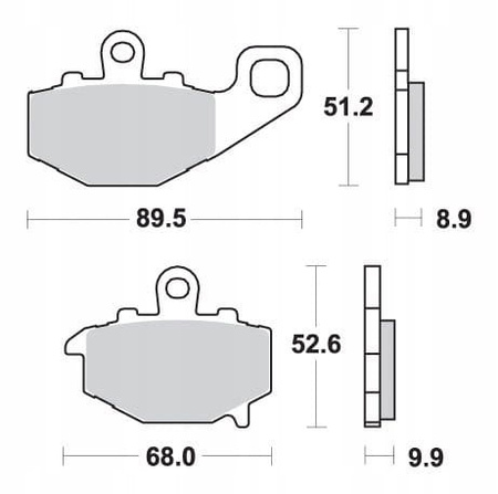 Klocki Hamulcowe SBS 687LS