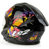 Kask Otwarty LS2 OF618 Verso II Wingz black yellow