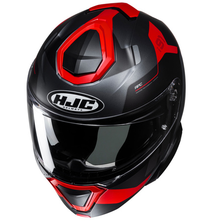 Kask Szczękowy Motocyklowy HJC I91 CARST BLACK RED