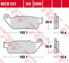 Klocki Hamulcowe TRW MCB631SRM