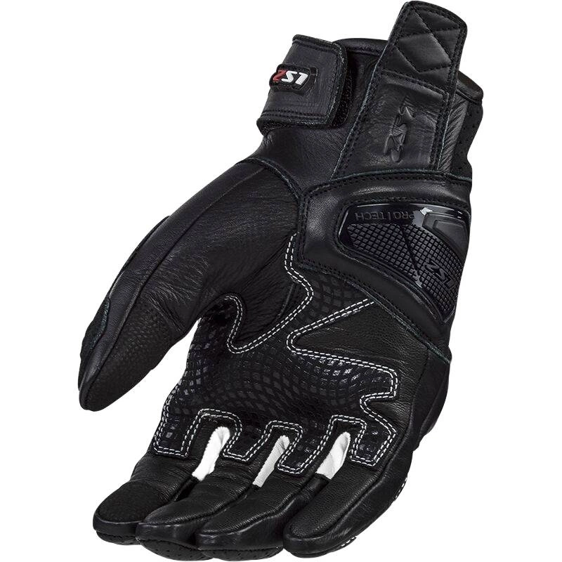 Rękawice LS2 SPARK 2 MAN GLOVES Czarne-białe