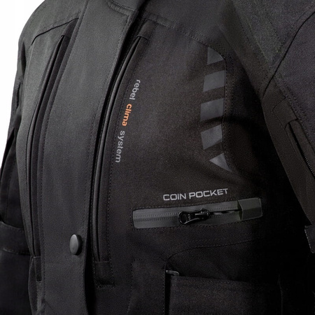 Kurtka Motocyklowa Rebelhorn Hiker II Black