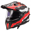 Kask Motocyklowy LS2 MX701 EXPLORER CARBON TRICK RED