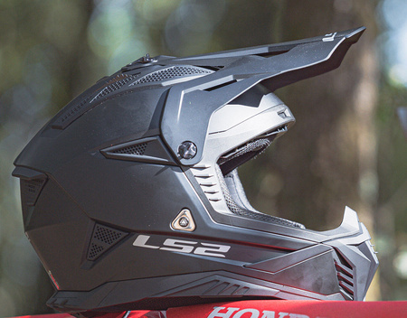 Kask Motocyklowy Enduro LS2 MX708 FAST II DUCK H-V ORANGE RED