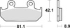 Klocki Hamulcowe TRW MCB562