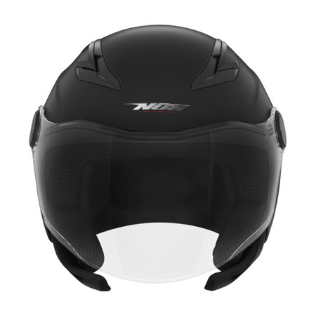 Kask Dziecięcy Otwarty NOX JUNIOR N710 BLACK MATT