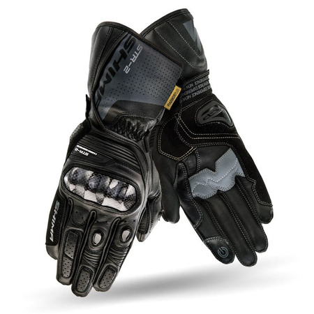 Rękawice Motocyklowe Męskie SHIMA STR-2 BLACK