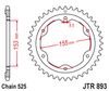 Zębatka Tylna JT JTR893.38ZBK