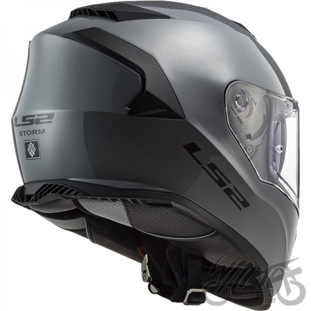 Kask integralny LS2 FF800 STORM II SOLID MATT TITANIUM