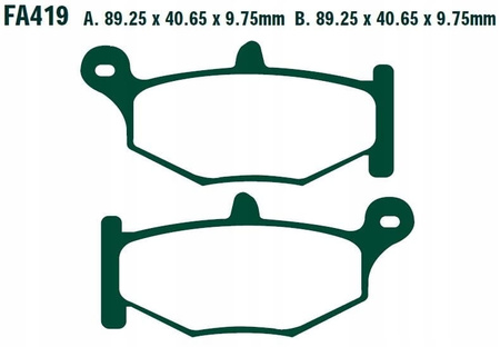 Klocki Hamulcowe EBC FA419