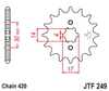 Zębatka Przednia JT JTF249.16