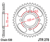 Zębatka Tylna JT JTR278.34