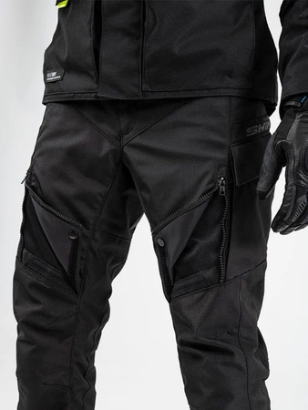 Spodnie Motocyklowe SHIMA RUNNER MEN czarny membrana