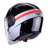 Kask Otwarty Motocyklowy CABERG JET SOHO ZEPHYR BLACK GREY RED