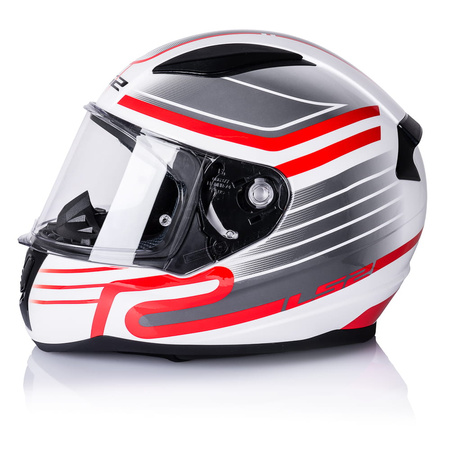 Kask Integralny LS2 FF353 Rapid II Circuit White Red