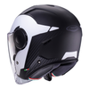 Kask Otwarty Motocyklowy CABERG JET SOHO MILANO WHITE BLACK