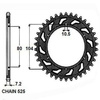 Zębatka Tylna Sunstar SUNR1-4347-39