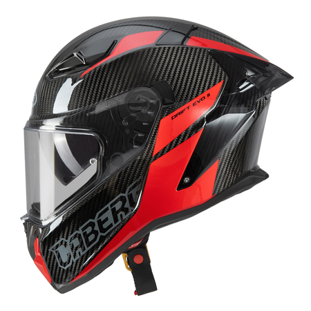 Kask Integralny Motocyklowy CABERG DRIFT EVO II CARBON NOVA BLACK RED