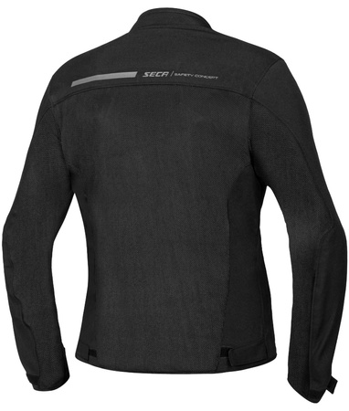 Tekstylna Damska Kurtka Motocyklowa SECA SUPERLITE LADY BLACK
