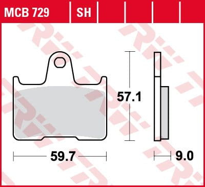 Klocki Hamulcowe TRW MCB729
