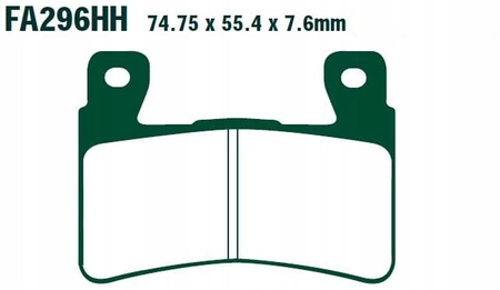 Klocki Hamulcowe EBC FA296HH