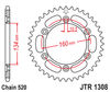 Zębatka Tylna JT JTR1308.40