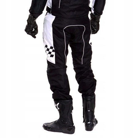 Spodnie Motocyklowe Wolf Black&White