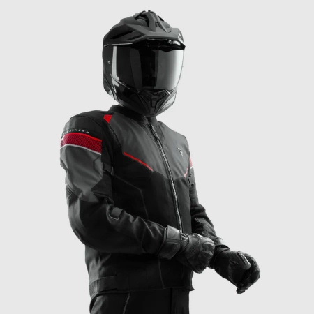 Kurtka tekstylna motocyklowa REBELHORN HIFLOW V BLACK RED