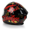 Kask Motocyklowy LS2 FF808 STREAM II DRAKO czarny czerwony