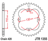 Zębatka Tylna JT JTR1355.50