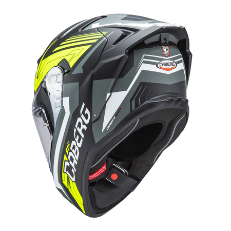 Kask Integralny Motocyklowy CABERG DRIFT EVO II JARAMA BLACK GREY YELLOW