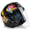 Kask Otwarty LS2 OF618 Verso II Wingz black yellow