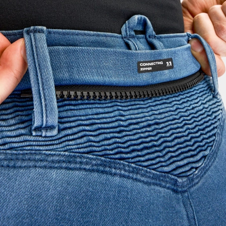 Damskie Jeansy Motocyklowe SHIMA ZENITH BLUE dżinsowe niebieski