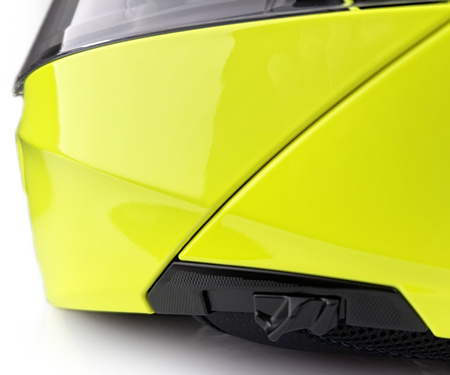 Kask Szczękowy Apex MI100 SOLID FLUO