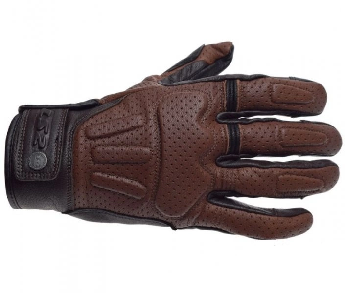 Rękawice skórzane LS2 RUST MAN GLOVES Brązowe