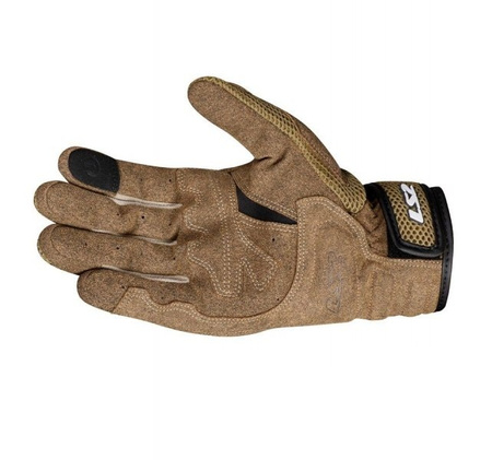Rękawice Męskie Motocyklowe LS2 KUBRA BROWN