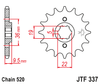 Zębatka Przednia JT JTF337.13