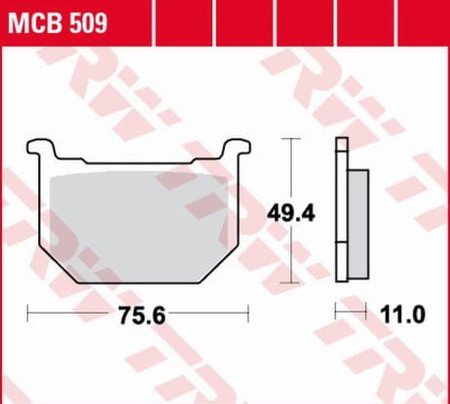 Klocki Hamulcowe TRW MCB509
