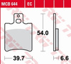 Klocki Hamulcowe TRW MCB644EC