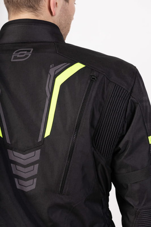 Kurtka Męska Ozone Tour III Black Anthracite Fluo