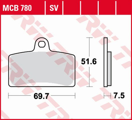Klocki Hamulcowe TRW MCB780