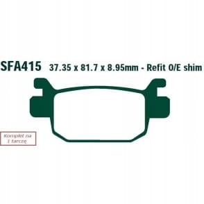Klocki Hamulcowe EBC SFA415HH