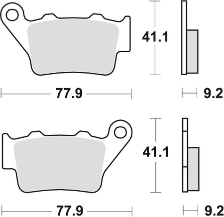 Klocki Hamulcowe TRW MCB672RSI