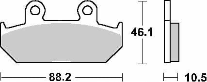 Klocki Hamulcowe SBS 647HF