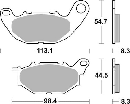 Klocki Hamulcowe SBS 931RST