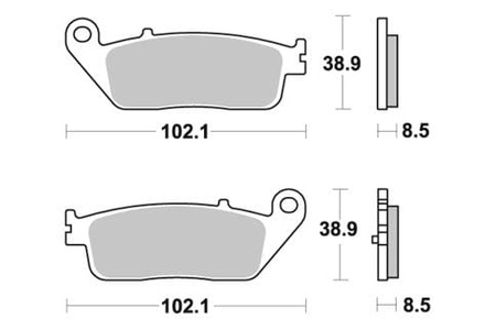 Klocki Hamulcowe SBS 212MS