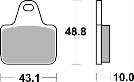 Klocki Hamulcowe SBS 805DC